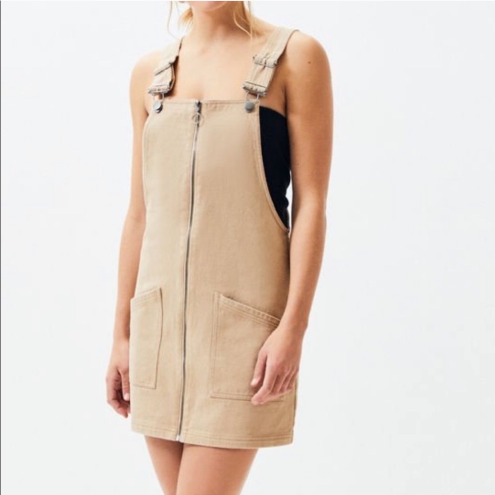 Tan overalls
